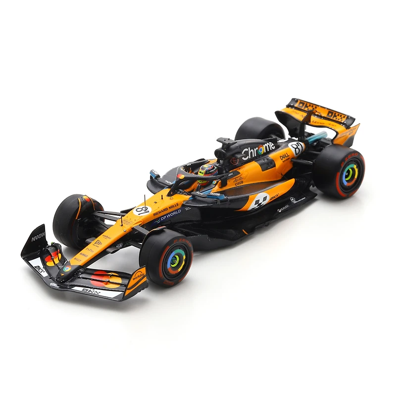 Spark Models Oscar Piastri McLaren F1 Team 2025 Spanish GP Winner #81 1:43 Scale Die-Cast Car