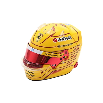 Spark Models Lewis Hamilton Scuderia Ferrari 2025 Fiorano Test Mini Helmet