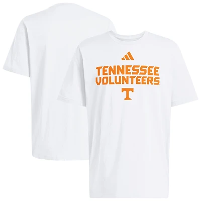 Men's adidas  White Tennessee Volunteers Wordmark T-Shirt