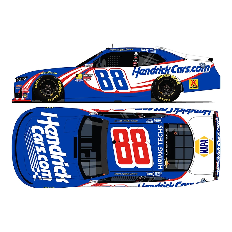 Action Racing Rajah Caruth 2026 #88 Hendrickcars.com 1:24 Regular Paint Die-Cast Chevrolet Camaro ZL1