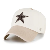 Men's '47  Natural/Tan Dallas Cowboys Neutral Terrain Clean Up Adjustable Hat