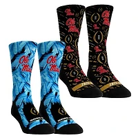 Youth Rock Em Socks   Ole Miss Rebels 2025-26 College Football Playoff Two-Pack Crew Sock Set