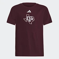 Youth adidas  Maroon Texas A&M Aggies Fresh T-Shirt