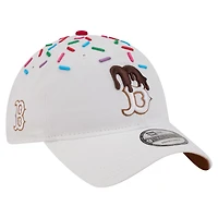 Unisex New Era  White Boston Red Sox Sprinkle 9TWENTY Adjustable Hat