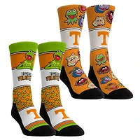 Youth Rock Em Socks Tennessee Volunteers Muppets 2-Pack Crew Socks Set