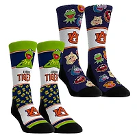 Youth Rock Em Socks Auburn Tigers Muppets 2-Pack Crew Socks Set