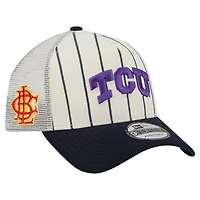 Unisex New Era White TCU Horned Frogs x Big League Chew 9FORTY Adjustable Hat