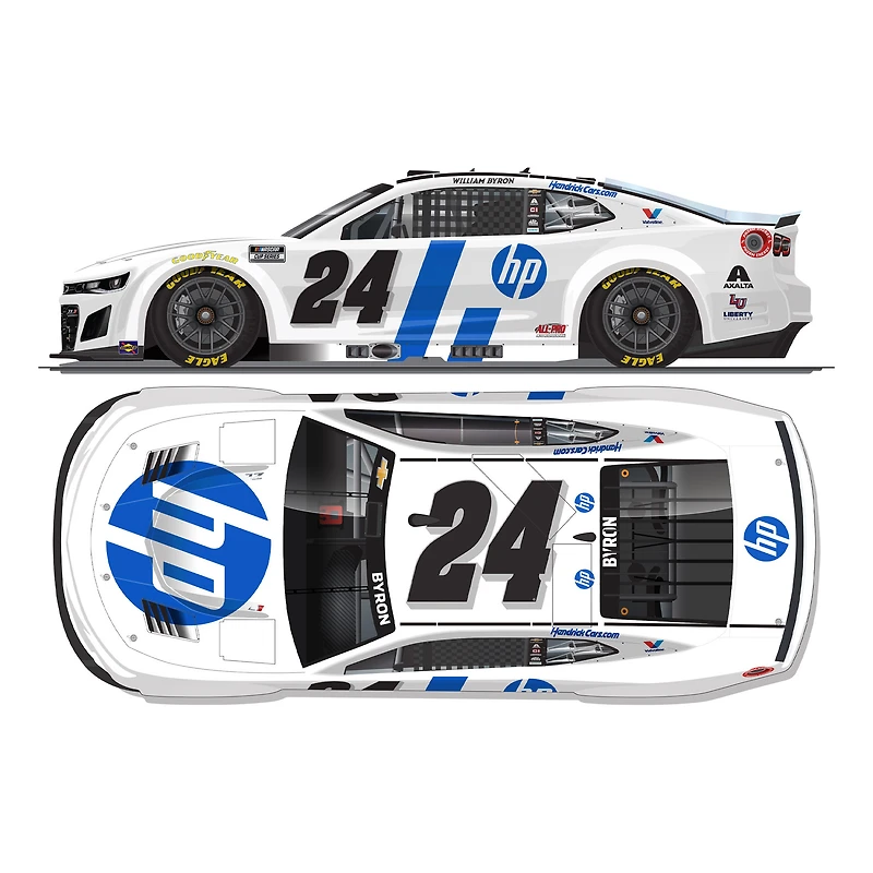Action Racing William Byron 2026 #24 HP 1:24 Elite Die-Cast Chevrolet Camaro ZL1