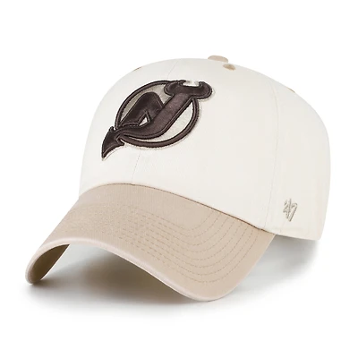 Men's '47 Natural/Tan New Jersey Devils Neutral Terrain Clean Up Adjustable Hat