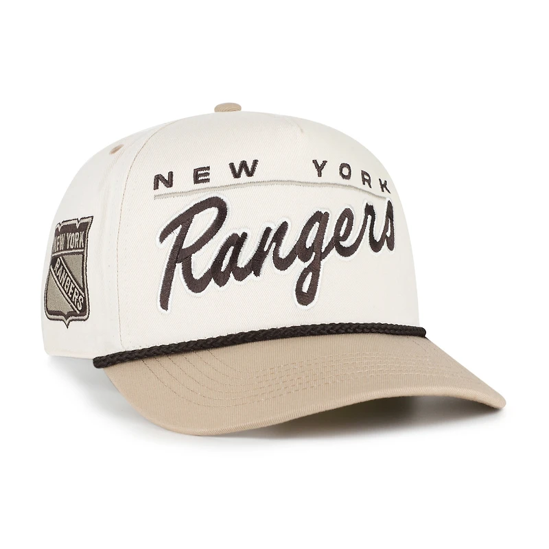 Men's '47 Natural/Tan New York Rangers Neutral Terrain Hitch Rope Adjustable Hat