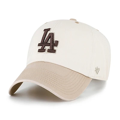 Men's '47 Natural/Tan Los Angeles Dodgers Neutral Terrain Clean Up Adjustable Hat