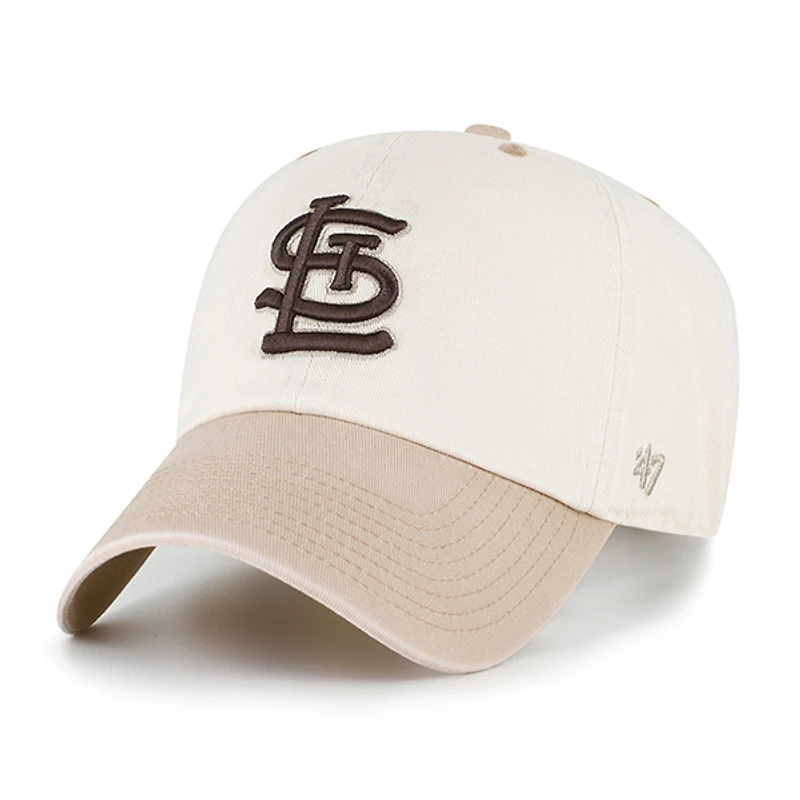 Men's '47 Natural/Tan St. Louis Cardinals Neutral Terrain Clean Up Adjustable Hat