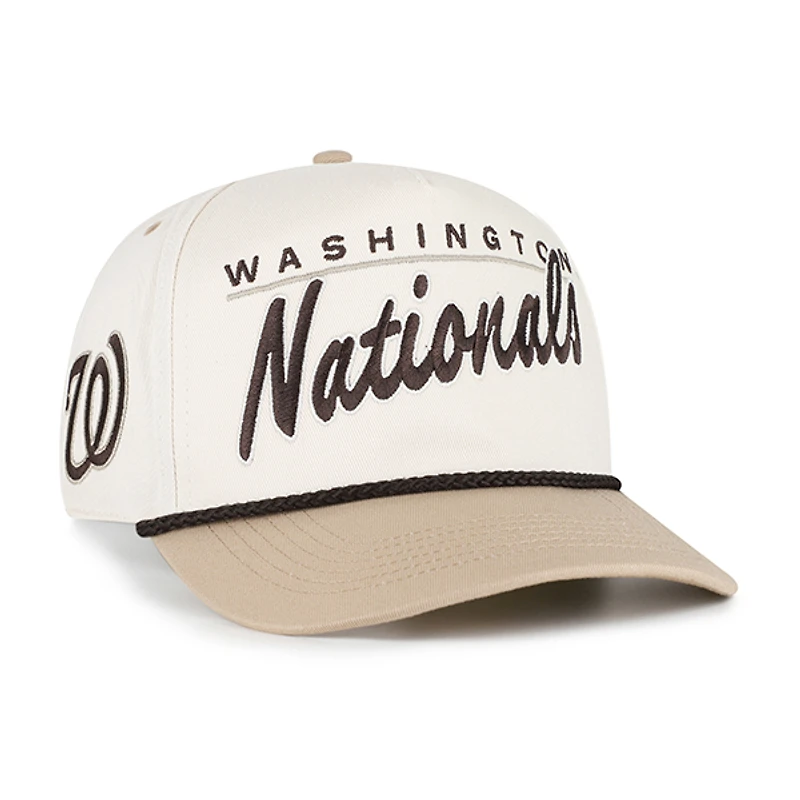 Men's '47 Natural/Tan Washington Nationals Neutral Terrain Hitch Rope Adjustable Hat