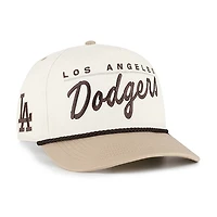Men's '47  Natural/Tan Los Angeles Dodgers Neutral Terrain Hitch Rope Adjustable Hat