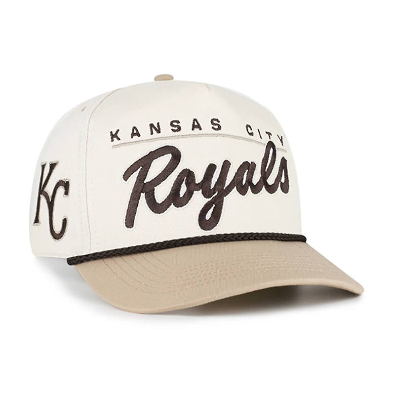 Men's '47  Natural/Tan Kansas City Royals Neutral Terrain Hitch Rope Adjustable Hat