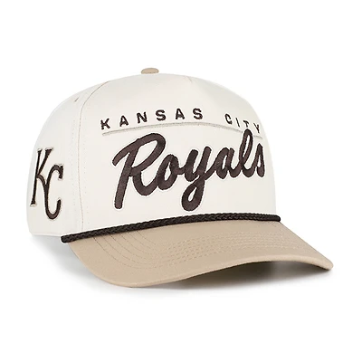 Men's '47  Natural/Tan Kansas City Royals Neutral Terrain Hitch Rope Adjustable Hat