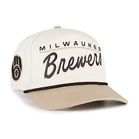 Men's '47  Natural/Tan Milwaukee Brewers Neutral Terrain Hitch Rope Adjustable Hat