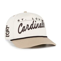 Men's '47  Natural/Tan St. Louis Cardinals Neutral Terrain Hitch Rope Adjustable Hat