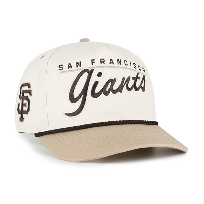 Men's '47 Natural/Tan San Francisco Giants Neutral Terrain Hitch Rope Adjustable Hat