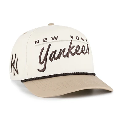 Men's '47 Natural/Tan New York Yankees Neutral Terrain Hitch Rope Adjustable Hat