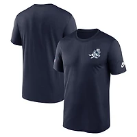 Men's Nike Navy Dallas Cowboys Alt Legend Small Logo Dri-FIT T-Shirt