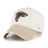 Men's '47  Natural/Tan Atlanta Falcons Neutral Terrain Clean Up Adjustable Hat