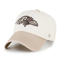 Men's '47  Natural/Tan Baltimore Ravens Neutral Terrain Clean Up Adjustable Hat