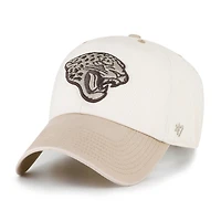 Men's '47  Natural/Tan Jacksonville Jaguars Neutral Terrain Clean Up Adjustable Hat