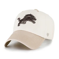 Men's '47  Natural/Tan Detroit Lions Neutral Terrain Clean Up Adjustable Hat