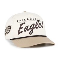 Men's '47  Natural/Tan Philadelphia Eagles Neutral Terrain Hitch Rope Adjustable Hat