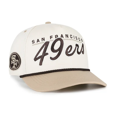 Men's '47 Natural/Tan San Francisco 49ers Neutral Terrain Hitch Rope Adjustable Hat