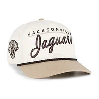Men's '47  Natural/Tan Jacksonville Jaguars Neutral Terrain Hitch Rope Adjustable Hat