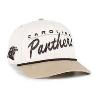 Men's '47  Natural/Tan Carolina Panthers Neutral Terrain Hitch Rope Adjustable Hat