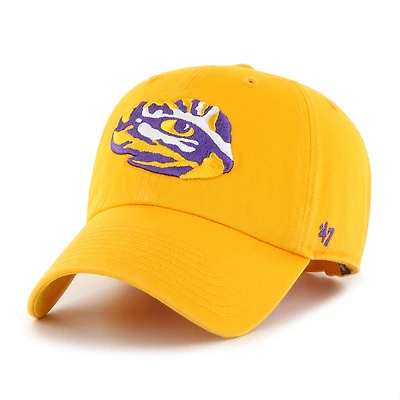 Men's '47 Gold LSU Tigers Clean Up Adjustable Hat