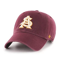 Men's '47  Maroon Arizona State Sun Devils Clean Up Adjustable Hat