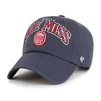 Men's '47  Navy Ole Miss Rebels Clean Up Adjustable Hat