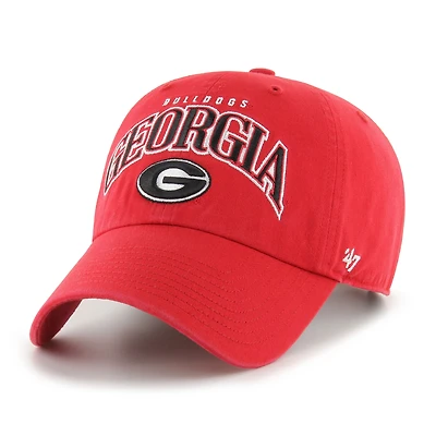 Men's '47  Red Georgia Bulldogs Clean Up Adjustable Hat