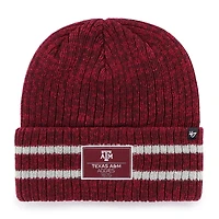 Men's '47  Maroon Texas A&M Aggies Stika Cuffed Knit Hat with Pom