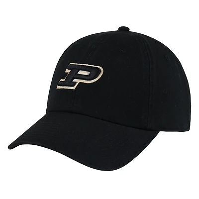 Men's Ahead  Black Purdue Boilermakers Largo Adjustable Hat