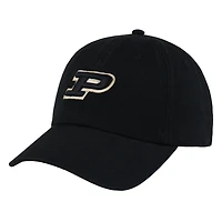 Men's Ahead  Black Purdue Boilermakers Largo Adjustable Hat