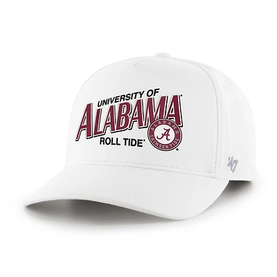 Men's '47  White Alabama Crimson Tide Relaxed Fit Hitch Adjustable Hat