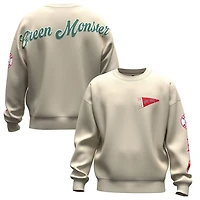 Unisex Fanatics  Tan Boston Red Sox Spirit Jersey Fleece Crewneck Pennant Sweatshirt