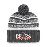 Men's '47  Charcoal Chicago Bears Tavern Cuffed Knit Hat with Pom