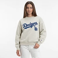 Women's Champion  Oatmeal Los Angeles Dodgers All-Star Sweatshirt