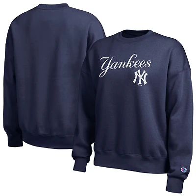 Women's Champion  Athletic Navy New York Yankees All-Star Sweatshirt