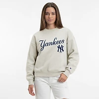 Women's Champion  Oatmeal New York Yankees All-Star Sweatshirt