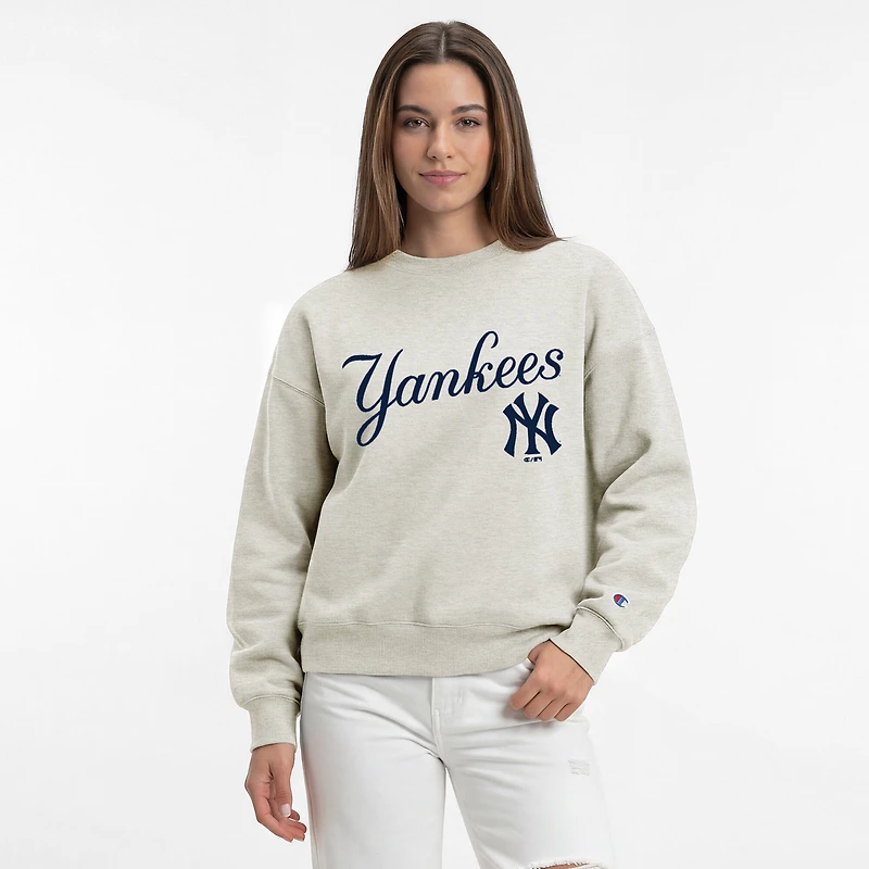 Women's Champion Oatmeal New York Yankees All-Star Sweatshirt