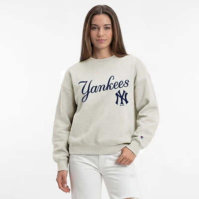 Women's Champion Oatmeal New York Yankees All-Star Sweatshirt