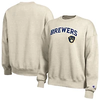 Women's Champion  Oatmeal Milwaukee Brewers All-Star Sweatshirt