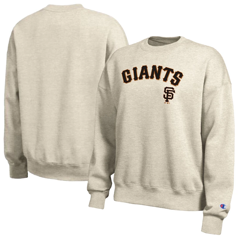 Women's Champion  Oatmeal San Francisco Giants All-Star Sweatshirt